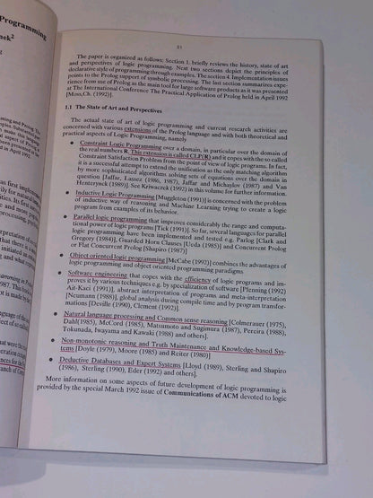 Advanced Topics in Artificial Intelligence: Stepankova, Marik, Trappl 19924