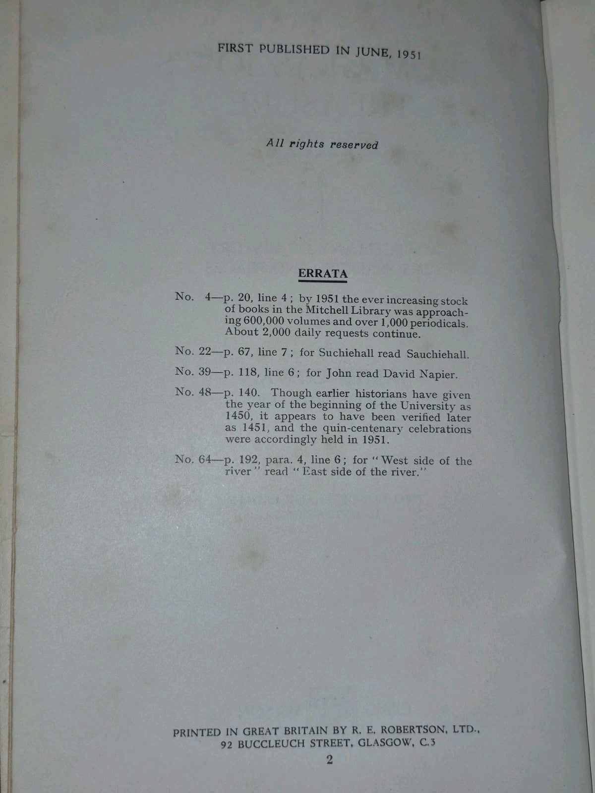 From Glasgow's Treasure Chest (1951 First Edition) James Cowan8