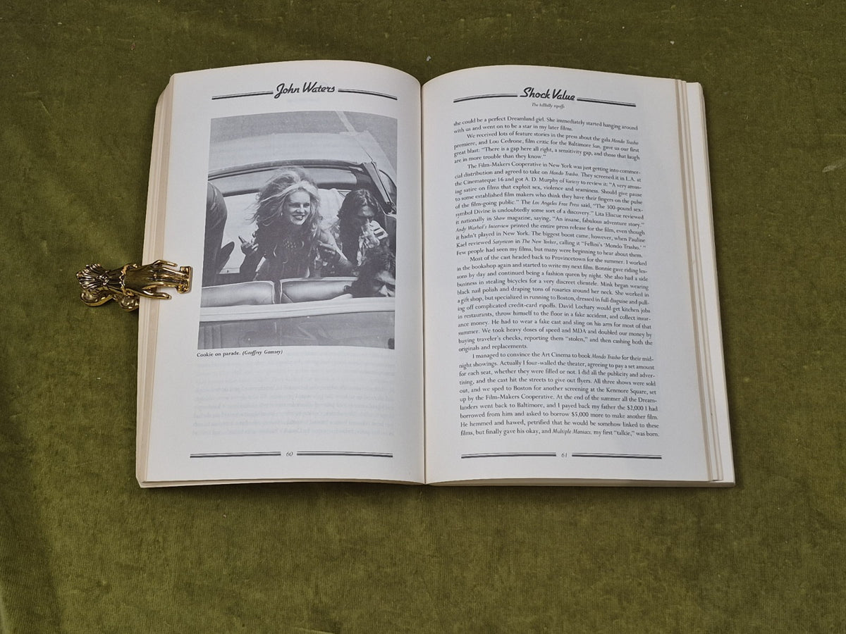 Shock Value : A Tasteful Book about Bad Taste by John Waters , 1981 Paperback5