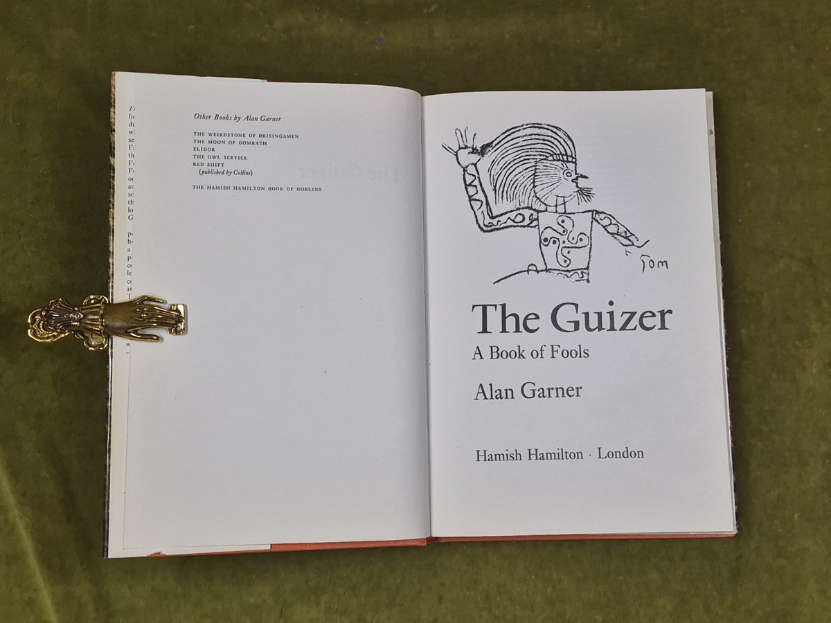 The Guizer : A Book of Fools by Alan Garner , Hamish Hamilton 1975 1st HB DJ3