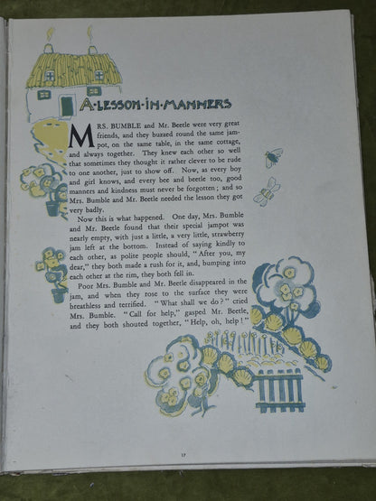 Mummy's Bedtime Story Book by Marion illustrated by Jessie M King SIGNED11