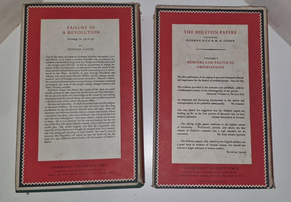 The Holstein Papers 4 Volume Hardback 1st Edition Set With Dust Jacket 1955  635