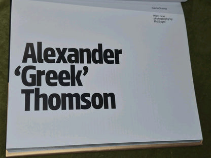 Alexander "Greek" Thomson by Gavin Stamp 1999 Hardcover3