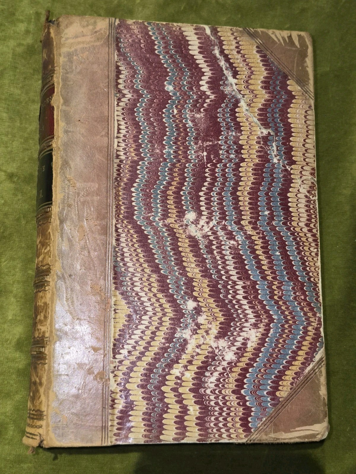 Reminiscences of Glasgow & West Scotland 1865 Peter Mackenzie Rebound Leather 3V3