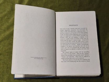 The Place Names of Argyll 1st Edition HB, H. Cameron Gillies,5