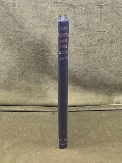 Stair 6 Hermand's Consistorial Decisions 1684-1777 - F P Walton, J Ferguson 19402