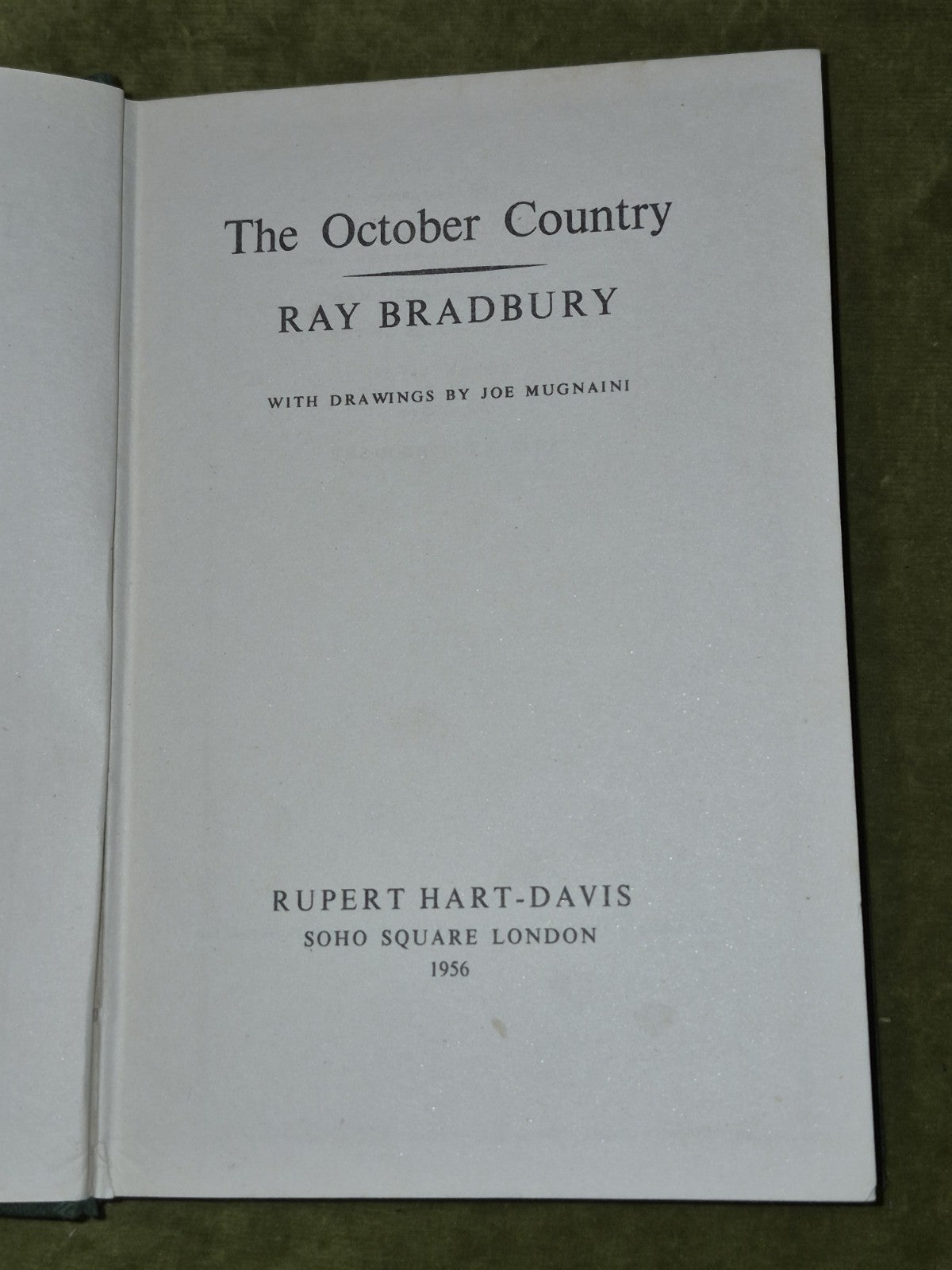 The October Country Ray Bradbury  Joe Mugnaini 1956 Rupert Hart-Davis4