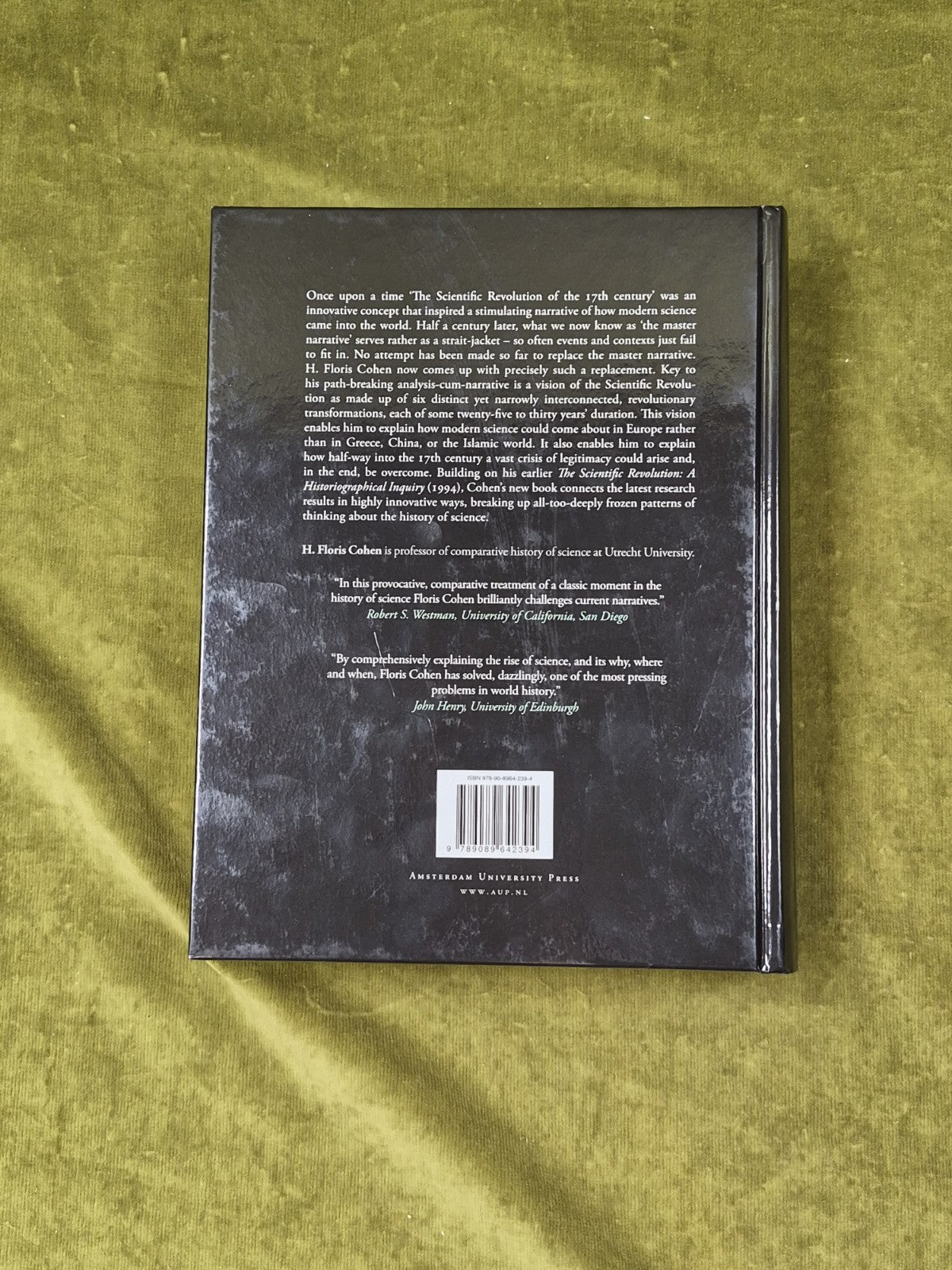 How Modern Science Came into the World - H Floris Cohen , Amsterdam 2012 2nd HB1