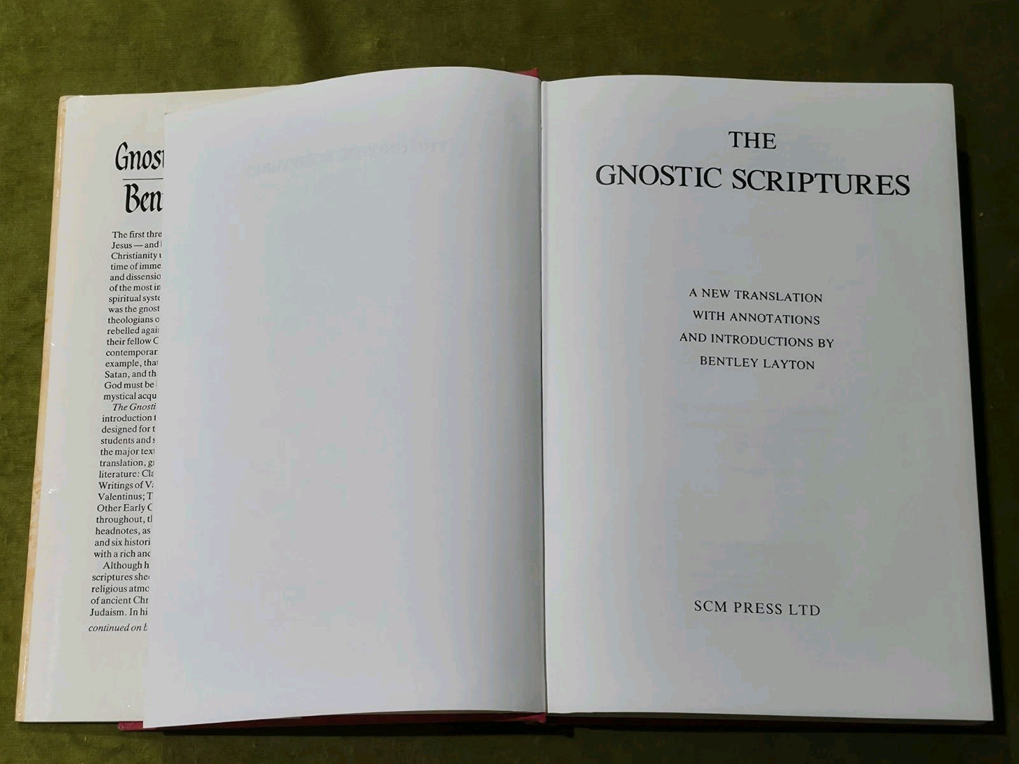 Gnostic Scriptures Bentley Layton 1987 1st British Edition3