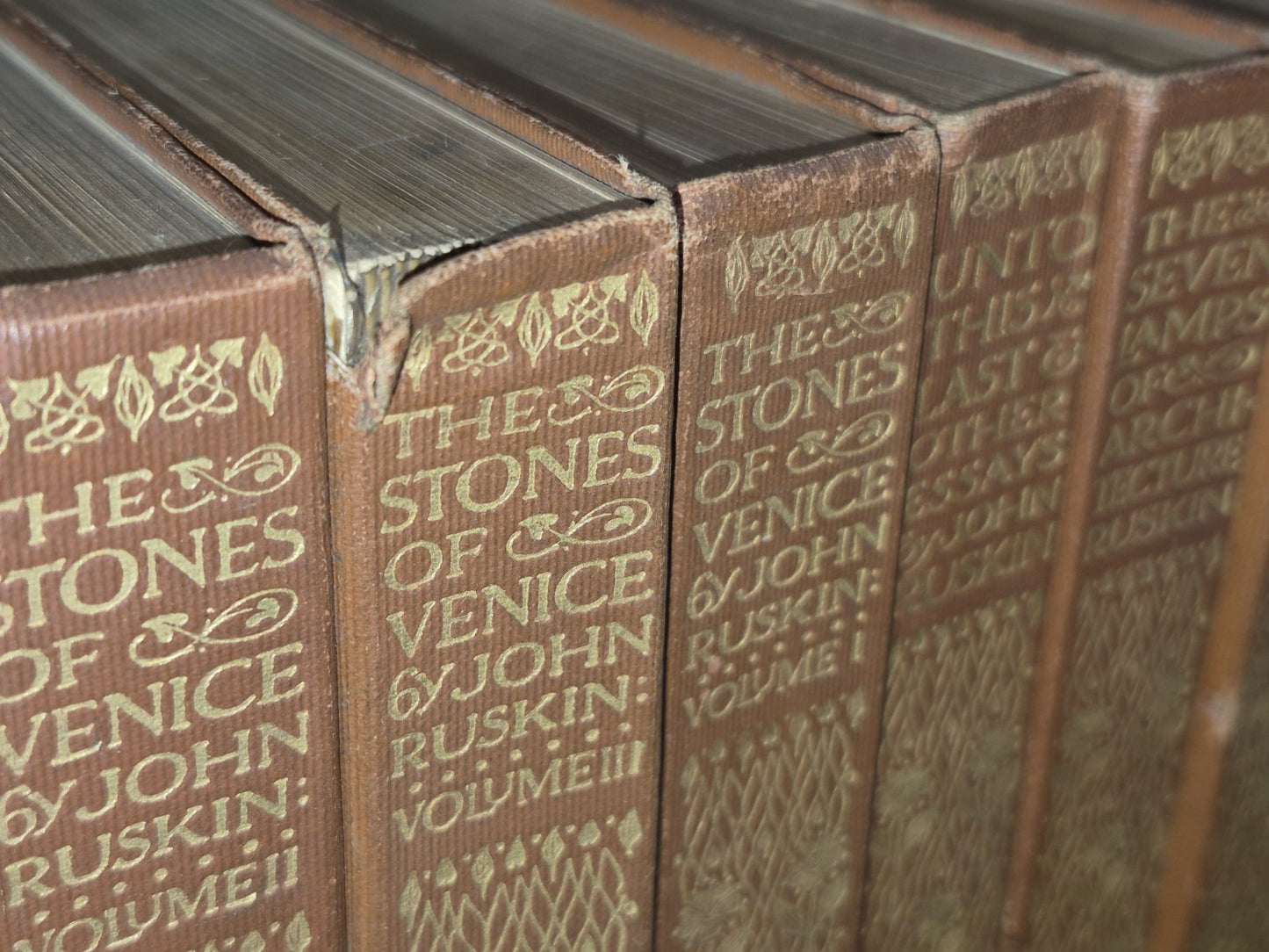 John Ruskin Modern Painters Stones of Venice Seven Lamps Complete Everyman3