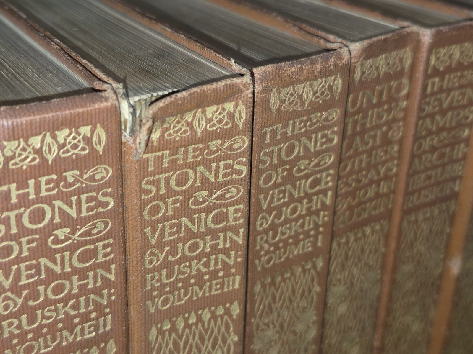 John Ruskin Modern Painters Stones of Venice Seven Lamps Complete Everyman3