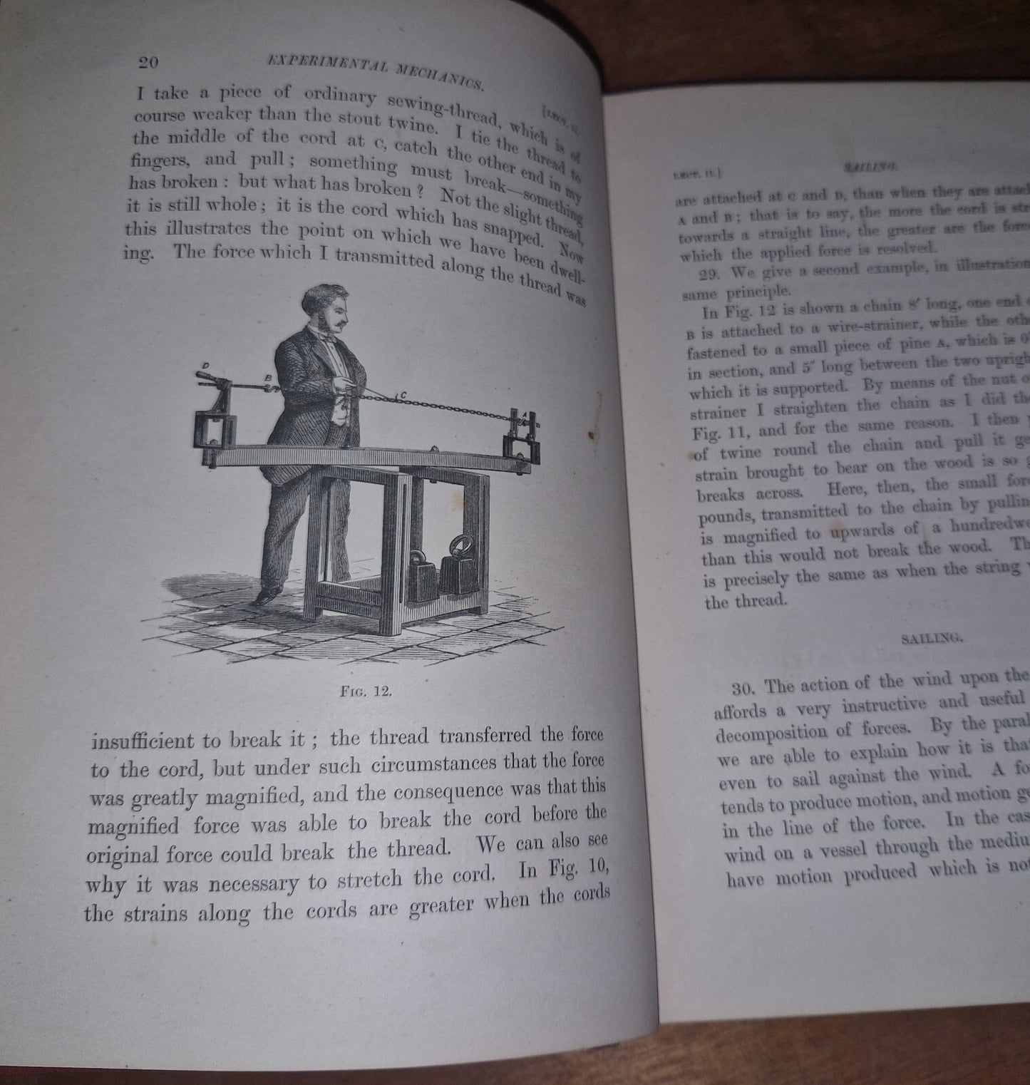 EXPERIMENTAL MECHANICS: A COURSE OF LECTURES By Rober S. Ball. 1871 1st Edition 7
