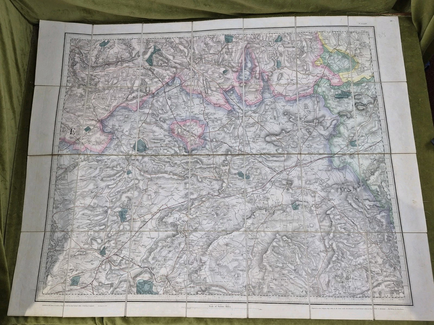 1867 Ordnance Survey England and Wales No. 34 Gloucestershire Edward Stanford4