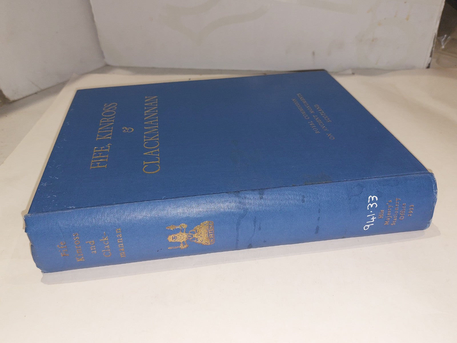 Royal Commission  11th Report Of Monuments & Construction In Fife, Kinross 19331