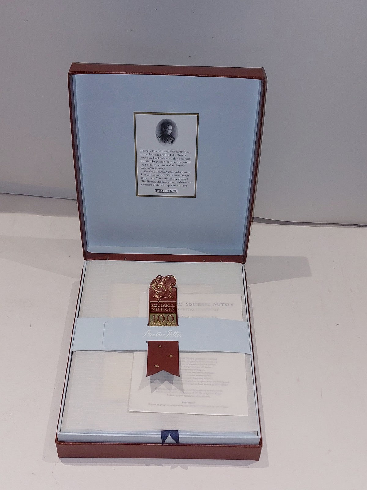 Beatrix Potter 100 Years of Squirrel Nutkin Cased Book Box Ltd Print Centenary 3