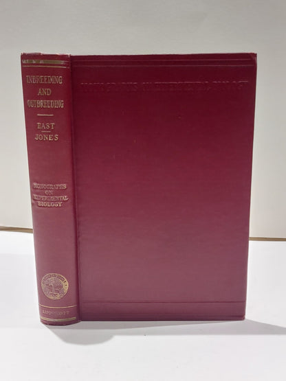 Inbreeding And Outbreeding By Edward M. East (1919) 1st Ed Hb Book0