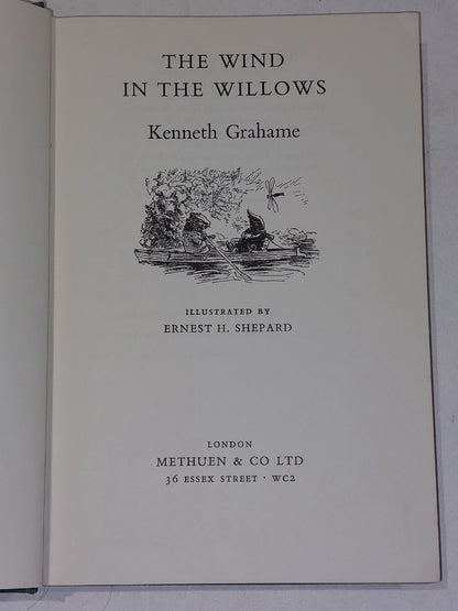 The Wind In The Willows Kenneth Grahame 1st Colour Edition Ernest H Shepard 19594