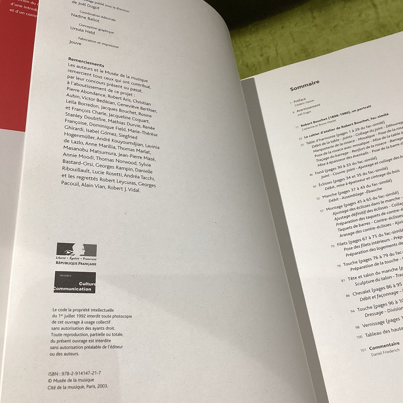 Le cahier d'atelier de Robert Bouchet (18981986) 1st edition 2003 pb book4