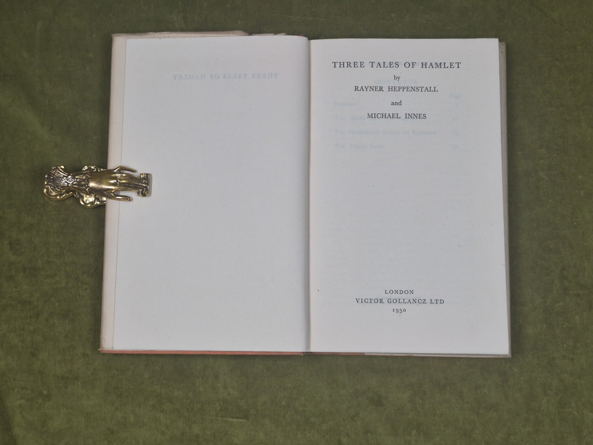 Three Tales of HAMLET - Michael Innes and Rayner Heppenstall, 1950 1st HB DJ4