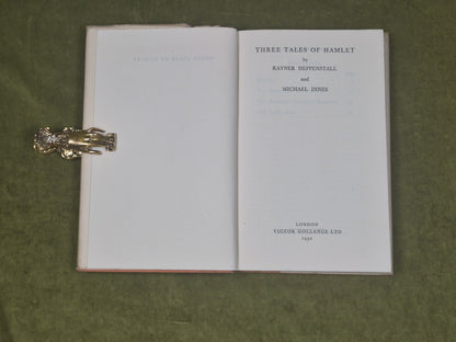Three Tales of HAMLET - Michael Innes and Rayner Heppenstall, 1950 1st HB DJ4