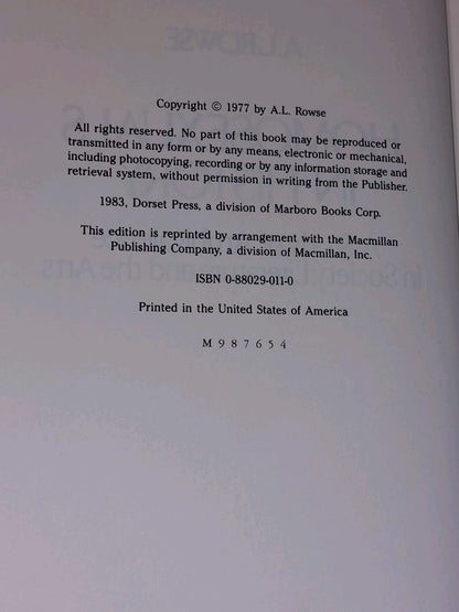 Homosexuals In History A L Rowse (1983)4