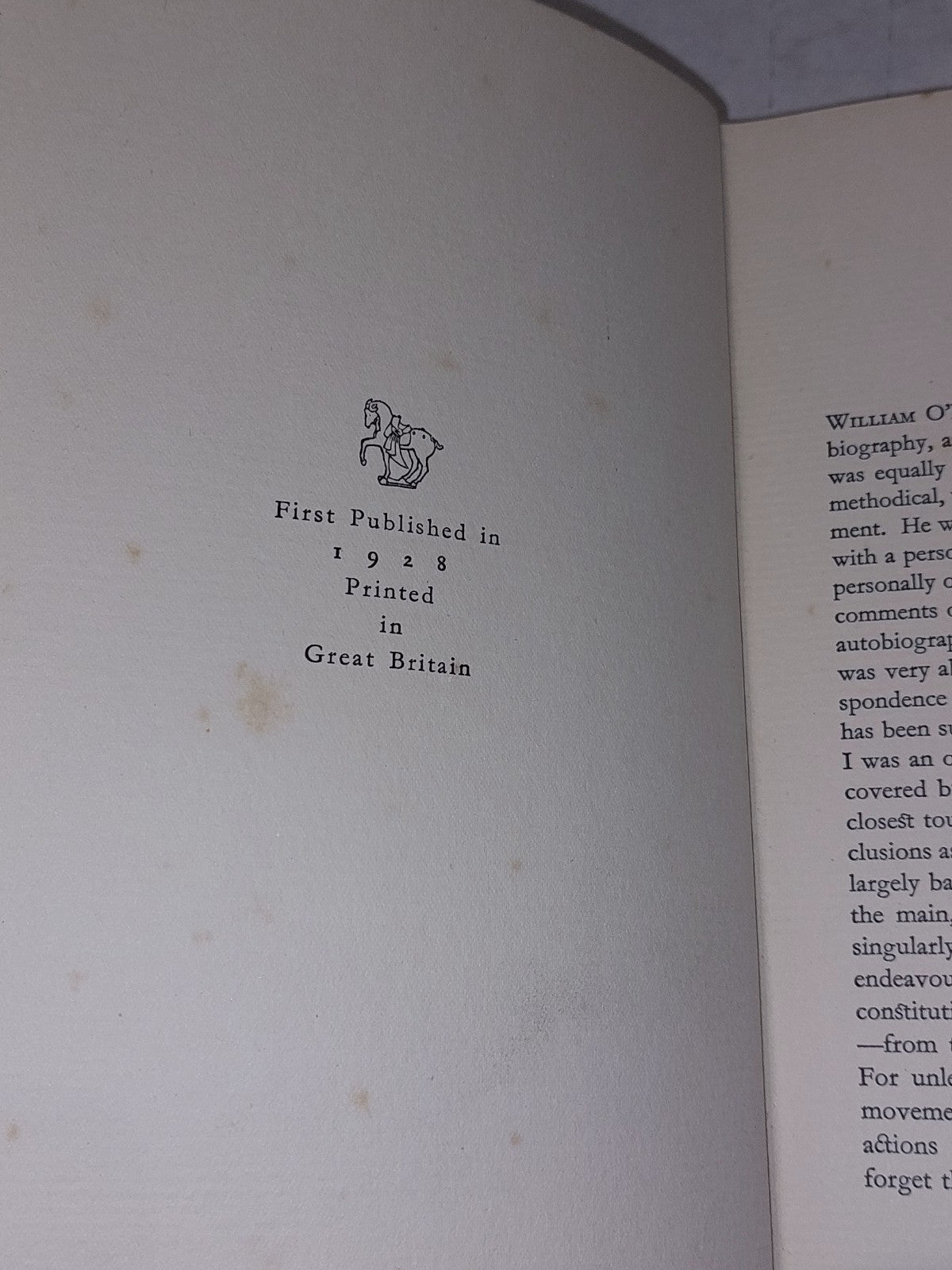 The Life of William O'Brien, the Irish Nationalist (1928) 1st Hb Book4