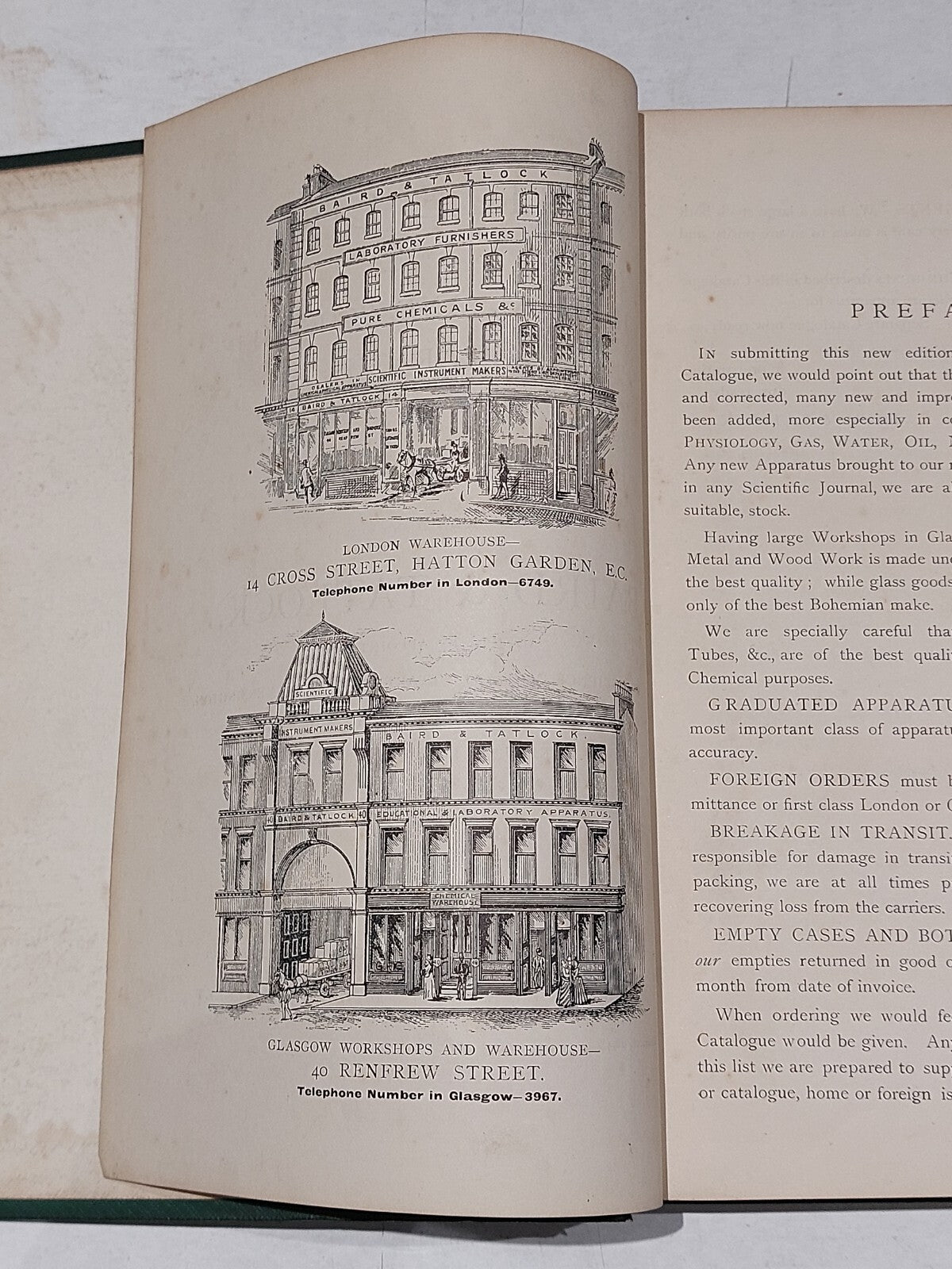 Chemical & Scientific Apparatus and Pure Chemicals, Baird & Tatlock (1894) Book3
