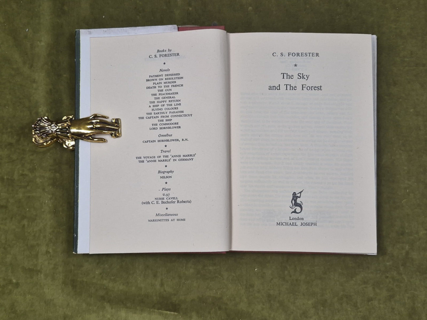 9 C S Forester Books - Naval Fiction , Michael Joseph & The Bodley Head Hardback3