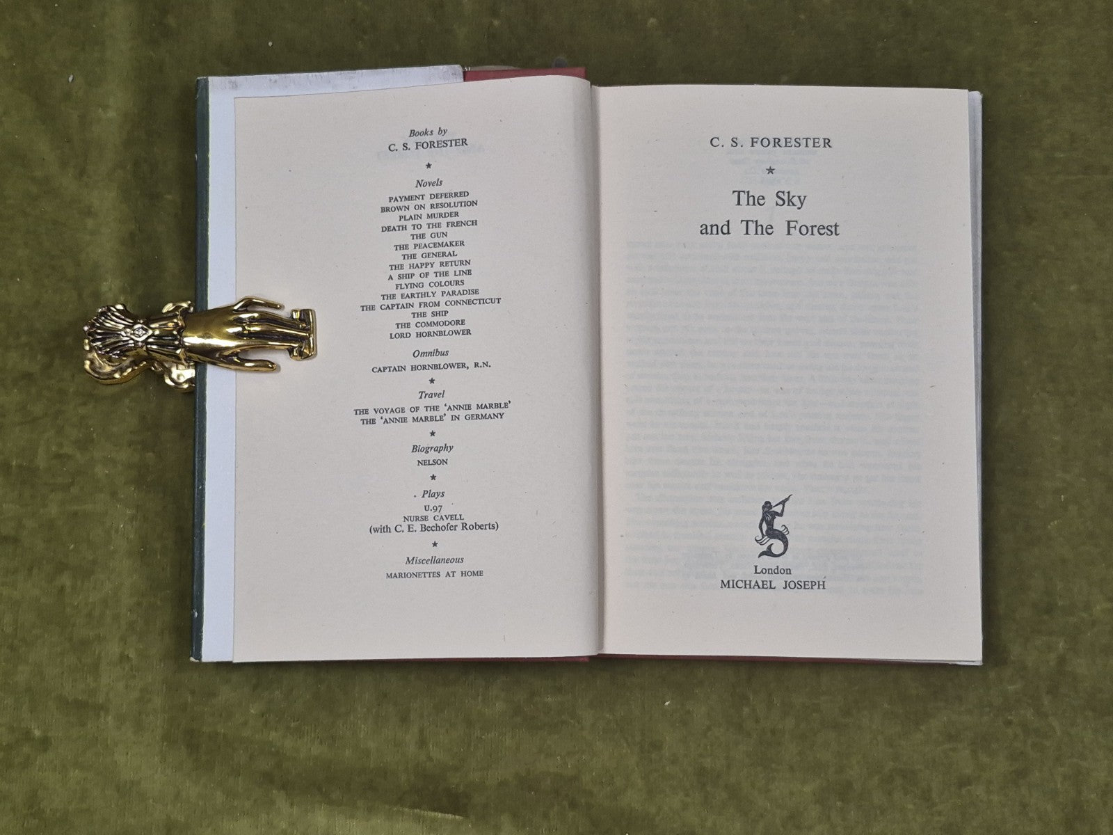 9 C S Forester Books - Naval Fiction , Michael Joseph & The Bodley Head Hardback3