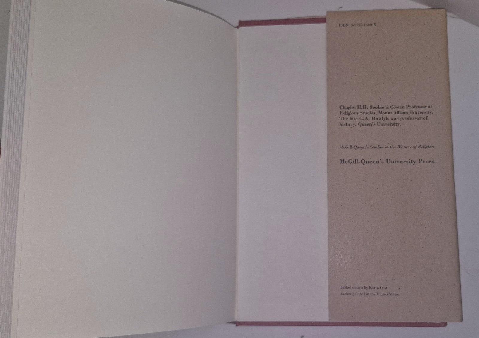 The Contribution of Presbyterianism to the Maritime Provinces of Canada HC dj 5