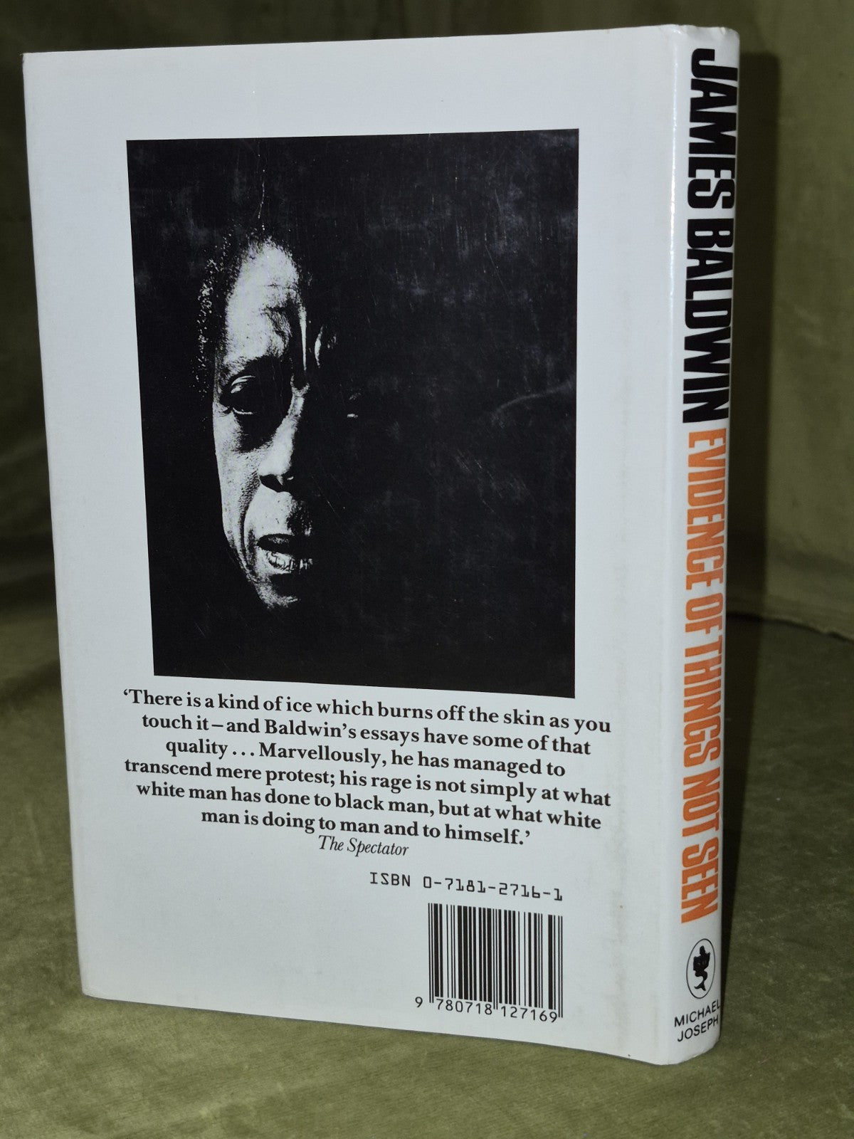 Evidence of Things Not Seen by James Baldwin (UK Hardcover, 1986) First Edition 1