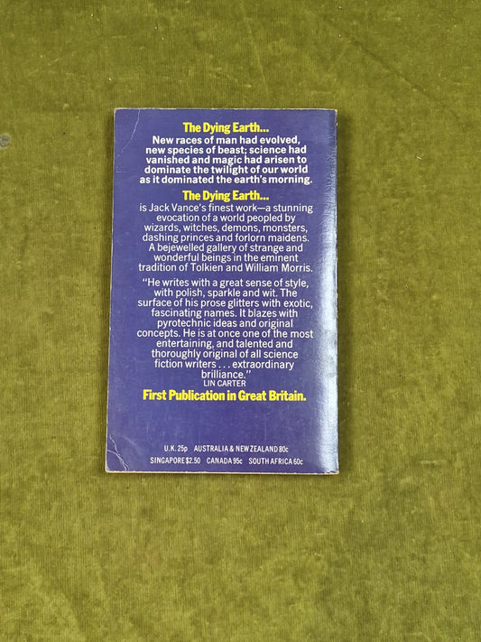The Dying Earth by Jack Vance Mayflower 19721