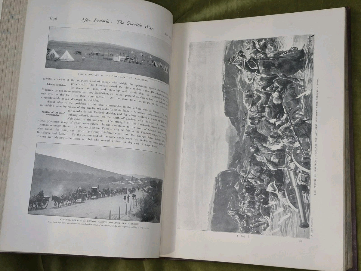 WITH THE FLAG TO PRETORIA & AFTER PRETORIA 4-Vol Boer War Set H.W. Wilson 19005