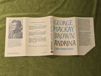 George Mackay Brown Andrina 1983 Chatto & Windus DJ 5