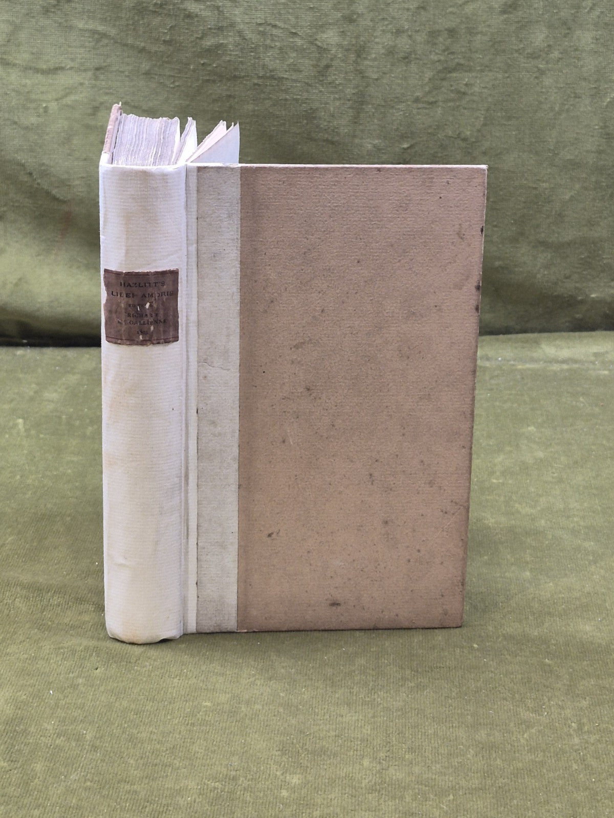 Liber Amoris or the New Pygmalion - William Hazlitt , John Lane 18930