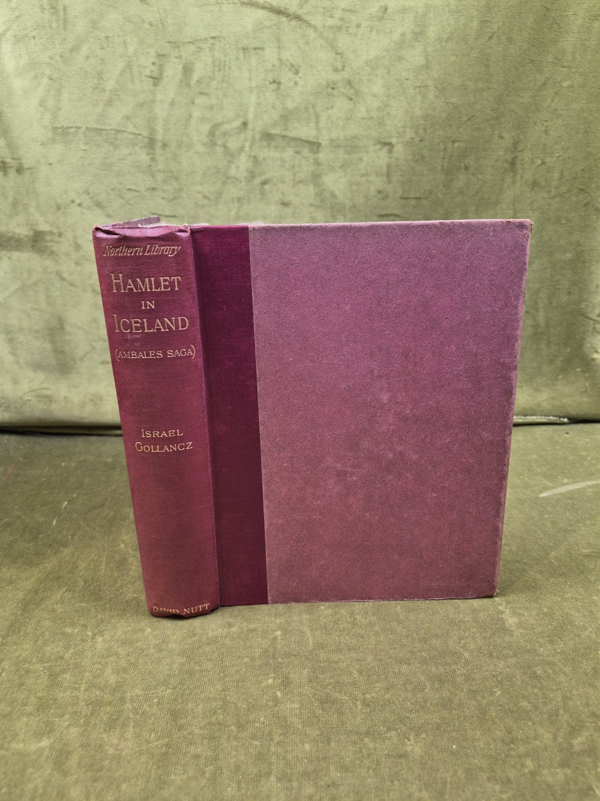 Hamlet in Iceland - Israel Gollancz 1898 David Nutt HB 1st Edition0
