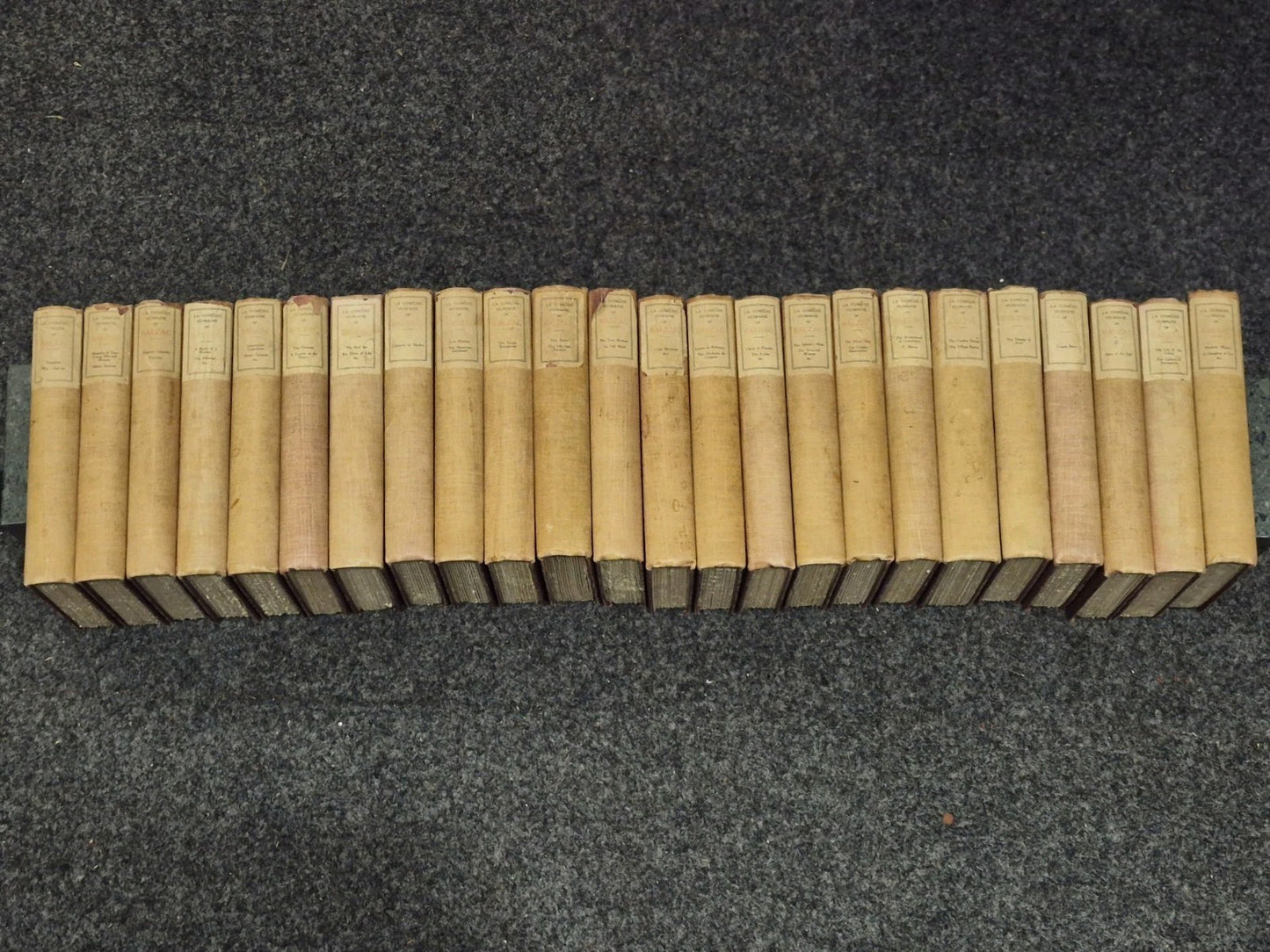 La Comédie Humaine of Honoré de BALZAC - 24 volumes - Athenaeum Press0