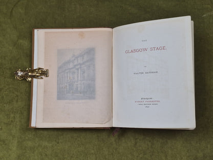 The Glasgow Stage - Walter Baynham, Robert Forrester 1892 Limited 1st Edition 5
