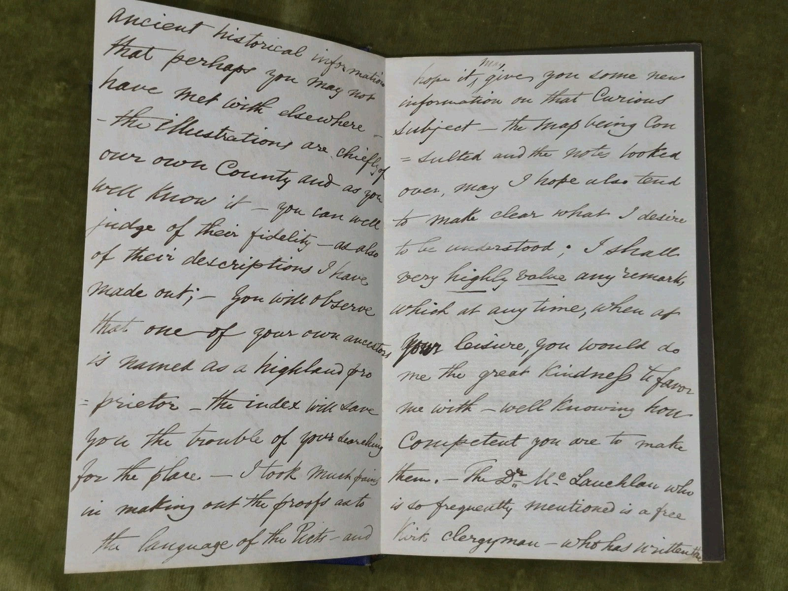 Gaels of Alban or Highlanders 1865 James A Robertson Signed Letter From Author4