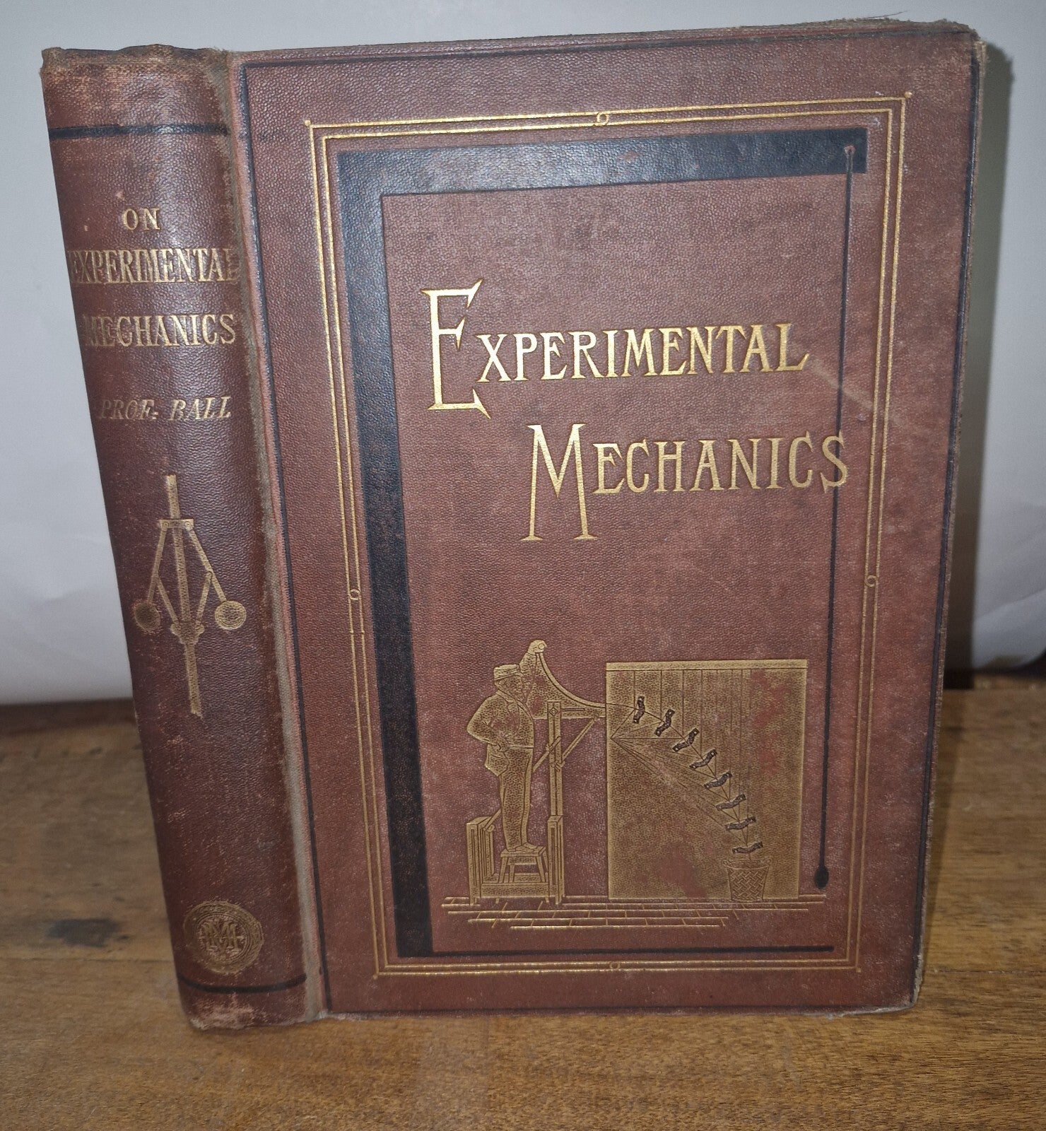 EXPERIMENTAL MECHANICS: A COURSE OF LECTURES By Rober S. Ball. 1871 1st Edition 0