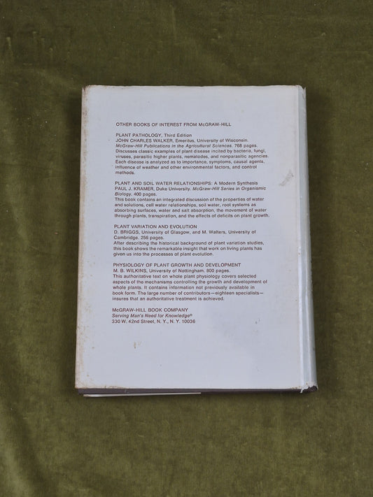 Molecular Approaches To Plant Physiology by C.A. Price 1970 1st HB DJ1