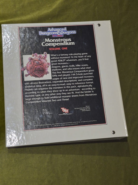 Monstrous Compendium Volumes 1 & 3- AD&D 2nd 1989 - Dungeons and Dragons1