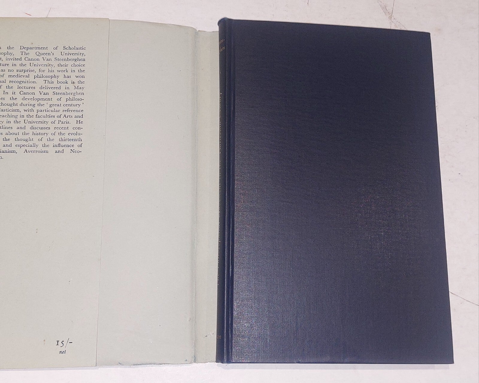 1955 The Philosophical Movement in the Thirteenth Century Book, F Steenberghen3