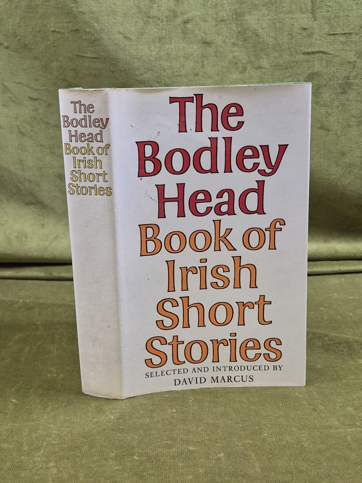 The Bodley Head Book of Irish Short Stories - David Marcus 1980 1st HB DJ0