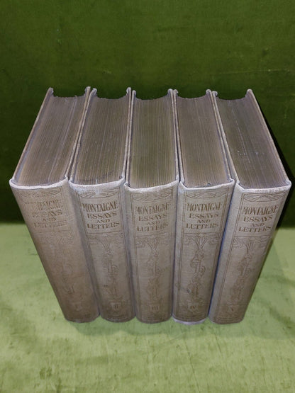 Essays Of Montaigne Charles Cotton (1923) Complete 5 Volumes Navarre Society 2