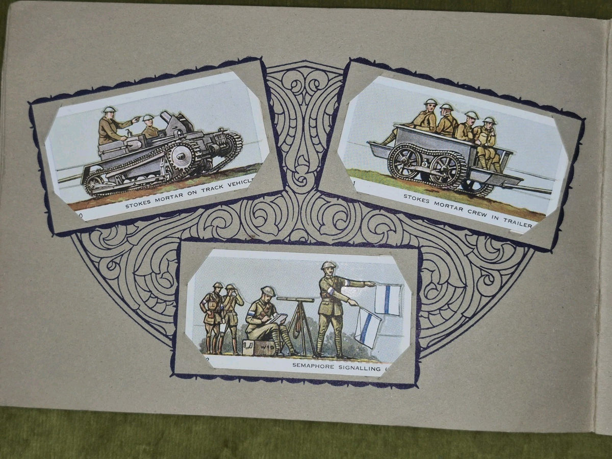 Mitchell's Model Army Cigarette Cards Complete Set of 30 Cards 5