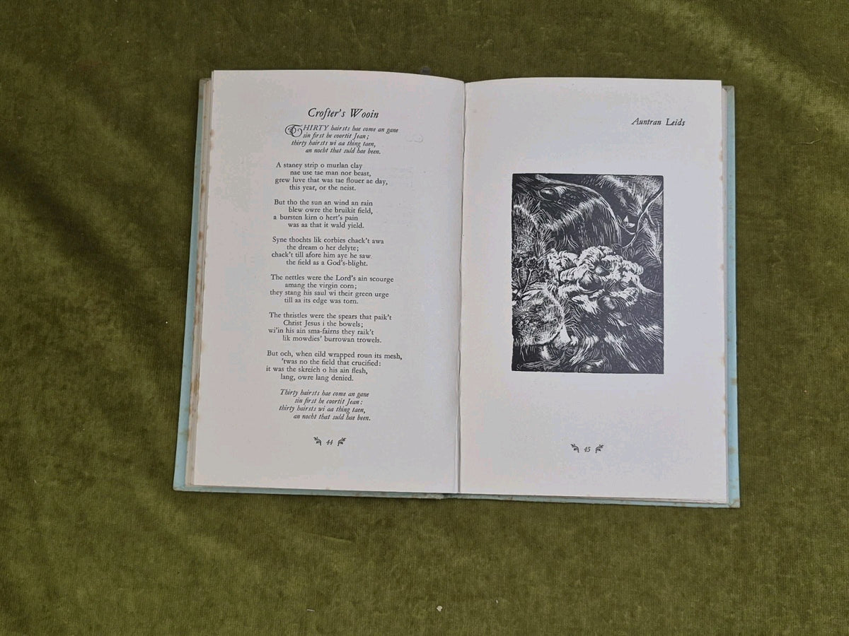 Hurlygush - Poems in Scots by Maurice Lindsay 1948 - Naomi Mitchison  Bookplate7