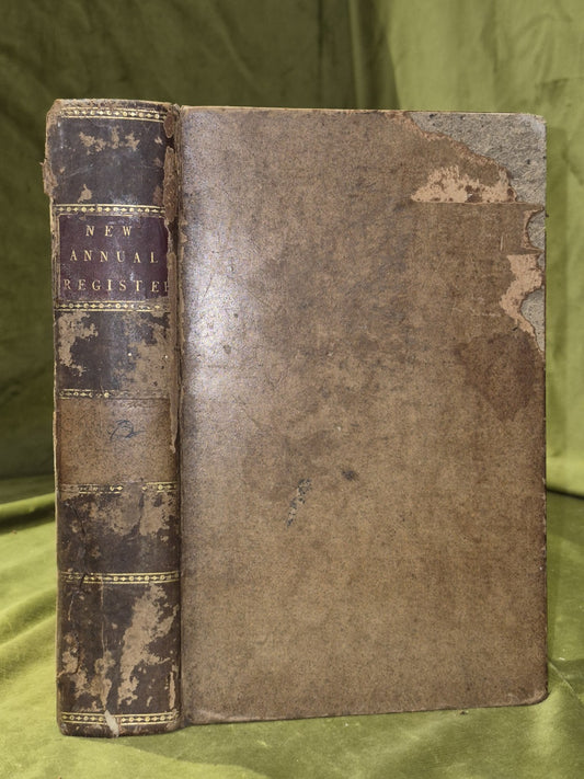 New Annual Register or General Repository of History Politics Literature 17830