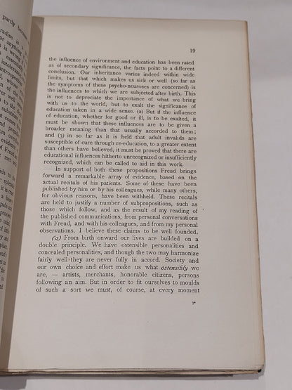 Addresses on PsychoAnalysis by J. J. Putnam (1921) 1st Ed Hb Book4