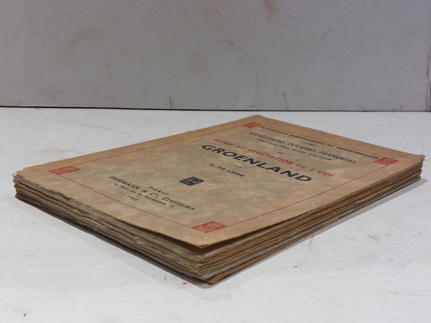 Flore Et Vegetation De L'eqe Groenland, By H  De Lesse (1952) [Hermann & Co] Pb5